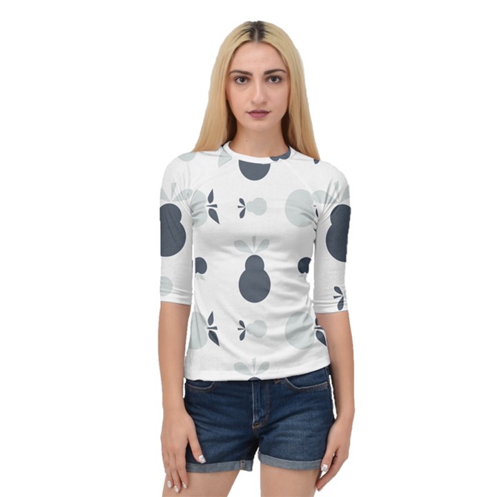 Apples Pears Continuous Quarter Sleeve Raglan Tee