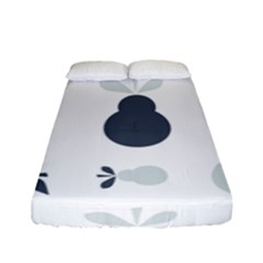 Apples Pears Continuous Fitted Sheet (full/ Double Size) by HermanTelo