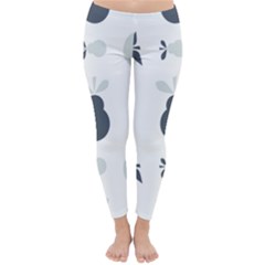 Apples Pears Continuous Classic Winter Leggings