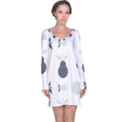 Apples Pears Continuous Long Sleeve Nightdress