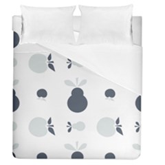 Apples Pears Continuous Duvet Cover (queen Size) by HermanTelo