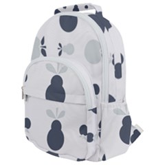 Apples Pears Continuous Rounded Multi Pocket Backpack