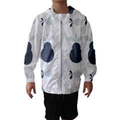 Apples Pears Continuous Kids  Hooded Windbreaker