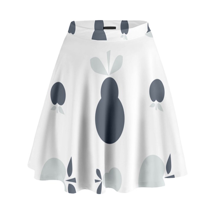 Apples Pears Continuous High Waist Skirt