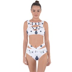 Apples Pears Continuous Bandaged Up Bikini Set 