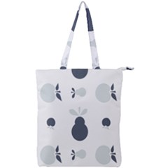 Apples Pears Continuous Double Zip Up Tote Bag