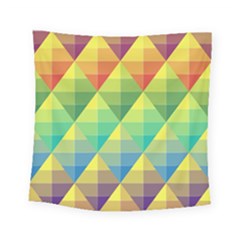 Background Colorful Geometric Triangle Square Tapestry (small) by HermanTelo