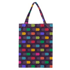 Background Colorful Geometric Classic Tote Bag