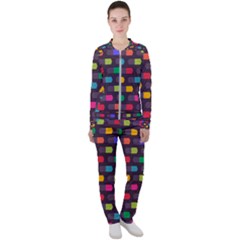 Background Colorful Geometric Casual Jacket And Pants Set by HermanTelo