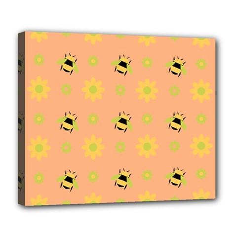 Bee Bug Nature Wallpaper Deluxe Canvas 24  X 20  (stretched)