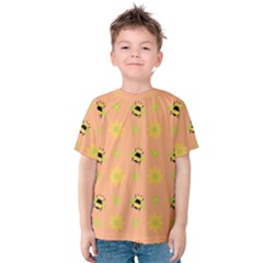 Bee Bug Nature Wallpaper Kids  Cotton Tee