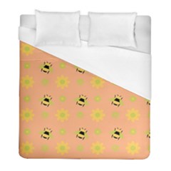 Bee Bug Nature Wallpaper Duvet Cover (full/ Double Size)