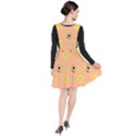 Bee Bug Nature Wallpaper Plunge Pinafore Dress View2