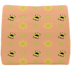 Bee Bug Nature Wallpaper Seat Cushion by HermanTelo