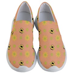 Bee Bug Nature Wallpaper Women s Lightweight Slip Ons