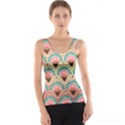 Background Floral Pattern Pink Tank Top View1