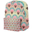 Background Floral Pattern Pink Giant Full Print Backpack View4