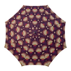 Background Floral Pattern Purple Golf Umbrellas