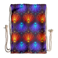 Background Colorful Abstract Drawstring Bag (large)