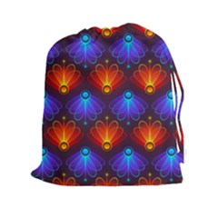 Background Colorful Abstract Drawstring Pouch (xxl)