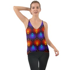 Background Colorful Abstract Chiffon Cami