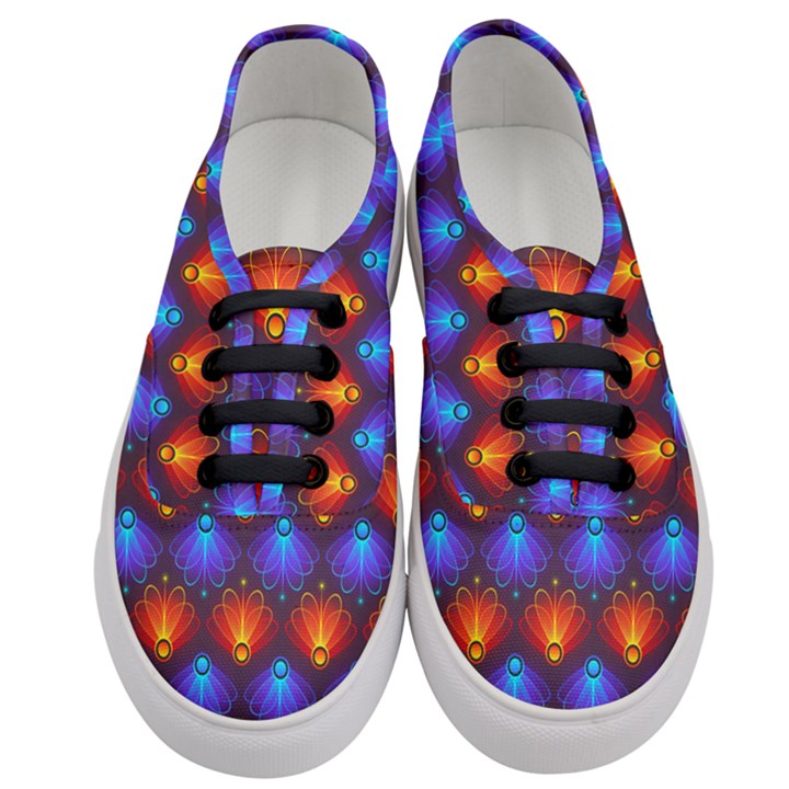 Background Colorful Abstract Women s Classic Low Top Sneakers