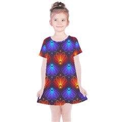 Background Colorful Abstract Kids  Simple Cotton Dress by HermanTelo