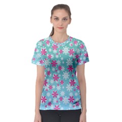 Background Frozen Fever Women s Sport Mesh Tee