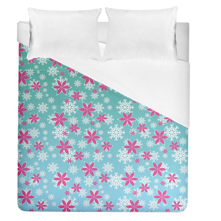 Background Frozen Fever Duvet Cover (Queen Size)