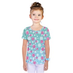 Background Frozen Fever Kids  One Piece Tee