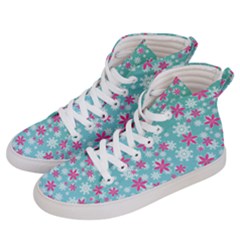 Background Frozen Fever Men s Hi-top Skate Sneakers by HermanTelo