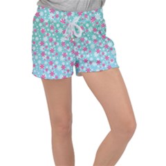 Background Frozen Fever Women s Velour Lounge Shorts by HermanTelo