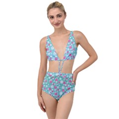 Background Frozen Fever Tied Up Two Piece Swimsuit by HermanTelo