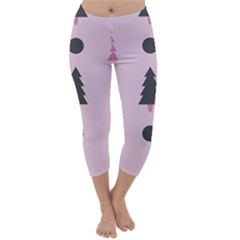 Christmas Tree Fir Den Capri Winter Leggings 