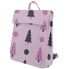 Christmas Tree Fir Den Flap Top Backpack