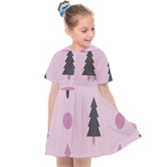 Christmas Tree Fir Den Kids  Sailor Dress