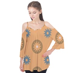 Flowers Screws Rounds Circle Flutter Tees