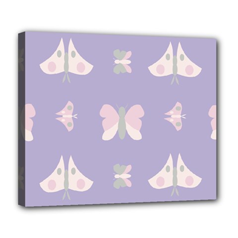 Butterfly Butterflies Merry Girls Deluxe Canvas 24  X 20  (stretched)