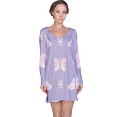 Butterfly Butterflies Merry Girls Long Sleeve Nightdress