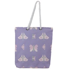 Butterfly Butterflies Merry Girls Full Print Rope Handle Tote (large) by HermanTelo