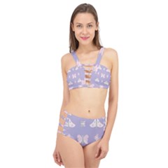 Butterfly Butterflies Merry Girls Cage Up Bikini Set