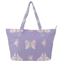 Butterfly Butterflies Merry Girls Full Print Shoulder Bag