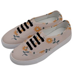 Flowers Continuous Pattern Nature Men s Classic Low Top Sneakers