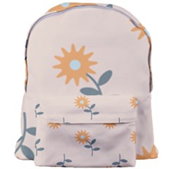 Flowers Continuous Pattern Nature Giant Full Print Backpack