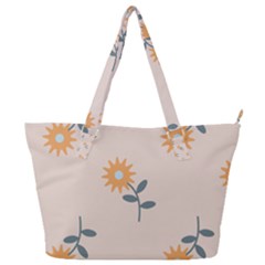 Flowers Continuous Pattern Nature Full Print Shoulder Bag