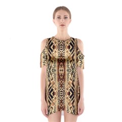 Safari Shoulder Cutout One Piece Dress