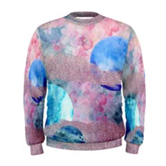 Abstract Clouds And Moon Men s Sweatshirt