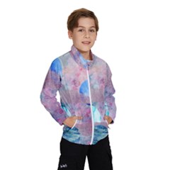 Abstract Clouds And Moon Kids  Windbreaker by charliecreates