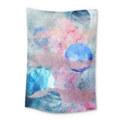 Abstract Clouds And Moon Small Tapestry