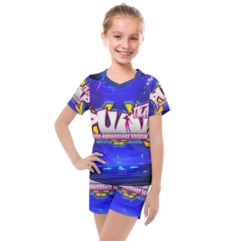 Pump Kids  Mesh Tee And Shorts Set by pumpndance